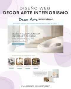 Caso de diseño web y SEO en Burgos para empresa de interiorismo.