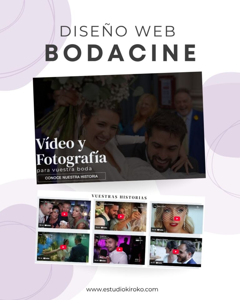 Diseño web para empresa de vídeo y fotografía con estrategia SEO en Zaragoza, agencia de marketing
